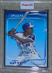Hank Aaron [Artist Proof Silver Frame] #112 Baseball Cards 2021 Topps Project 70 Prices