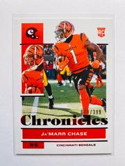 Ja'Marr Chase [Red] Football Cards 2021 Panini Chronicles Prices