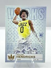 Taylor Hendricks #10 Basketball Cards 2023 Panini Court Kings Works in Progress Prices