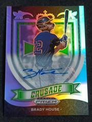 Brady House [Autograph Silver Prizm] #C-BH Baseball Cards 2021 Panini Prizm Draft Picks Crusade Prices