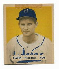 Elwin Preacher Roe Baseball Cards 1949 Bowman Prices