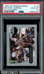 Michael Jordan #115 Basketball Cards 1998 Upper Deck International MJ Stickers Prices
