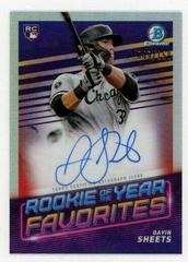 Gavin Sheets #ROYF-GS Baseball Cards 2022 Bowman Rookie of the Year Favorites Autographs Prices