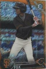 Lucius Fox [Chrome Orange Shimmer Refractor] #BCP13 Baseball Cards 2016 Bowman Prospects Prices