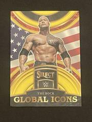 The Rock [Gold] #5 Wrestling Cards 2023 Panini Select WWE Global Icons Prices