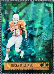 Ricky Williams [Green Cracked Ice] #19 Football Cards 2022 Panini Chronicles Draft Picks Illusions Prices