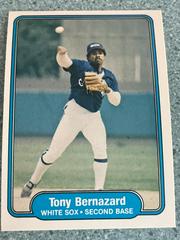 Tony Bernazard #338 Baseball Cards 1982 Fleer Prices