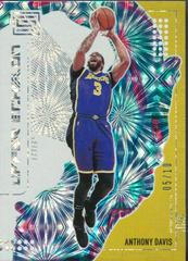 Anthony Davis [Gold Fireworks] #4 Basketball Cards 2019 Panini Status Upper Echelon Prices