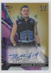 Dominik Mysterio [Gold] Wrestling Cards 2021 Topps Finest WWE Roster Autographs Prices