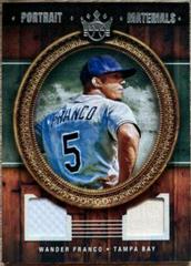 Wander Franco #PM-WF Baseball Cards 2022 Panini Diamond Kings Portrait Materials Prices