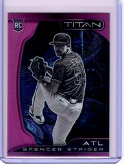 Spencer Strider [Pink] Baseball Cards 2022 Panini Chronicles Titan Prices