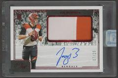 Joe Burrow [Patch Autograph Red] Football Cards 2020 Panini One Prices