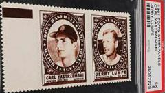 Carl Yastrzemski, Jerry Lumpe Baseball Cards 1961 Topps Stamp Panels Prices