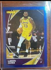 LeBron James [Blue] Basketball Cards 2020 Panini NBA Card Collection Prices