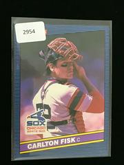 Carlton Fisk #163 Baseball Cards 1986 Leaf Prices