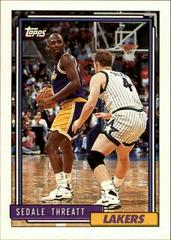 Sedale Threatt #45 Basketball Cards 1992 Topps Prices