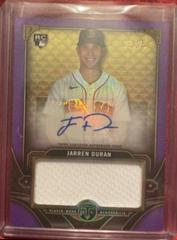 Jarren Duran [Amethyst] Baseball Cards 2022 Topps Triple Threads Single Jumbo Relics Autographs Prices