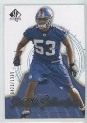Bryan Kehl #110 Football Cards 2008 SP Authentic Prices