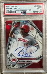 Barry Larkin [Red] #FMA-BL Baseball Cards 2022 Topps Finest Moments Autographs Prices