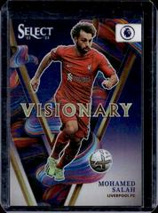 Mohamed Salah #10 Soccer Cards 2022 Panini Select Premier League Visionary Prices