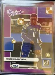 Wilfried Gnonto [Purple] #8 Soccer Cards 2022 Panini Donruss The Rookies Prices