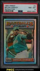 Bryan Harvey [Refractor] #3 Baseball Cards 1993 Finest Prices