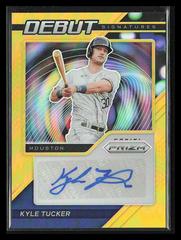 Kyle Tucker [Gold Prizm] Baseball Cards 2021 Panini Prizm Debut Signatures Prices