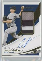 Clarke Schmidt [Patch Autograph] #111 Baseball Cards 2021 Panini Immaculate Collection Prices