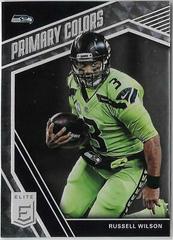 Russell Wilson #PC-20 Football Cards 2019 Donruss Elite Primary Colors Prices