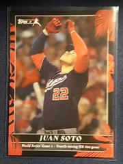 Juan Soto [Red] #55 Baseball Cards 2022 Topps X Juan Soto Prices