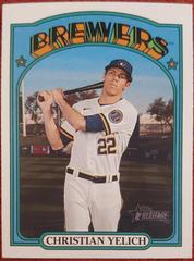Christian Yelich Baseball Cards 2021 Topps Heritage Prices