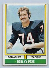 Bob Asher #256 Football Cards 1974 Topps Prices