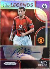 Roy Keane [Prizms Purple] #5 Soccer Cards 2022 Panini Prizm Premier League Club Legends Signatures Prices