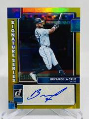 Bryan De La Cruz [Gold] Baseball Cards 2022 Panini Donruss Signature Series Prices