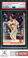 Buster Posey [Batting] #105 Baseball Cards 2019 Topps Opening Day Prices