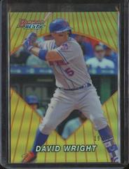 David Wright [Orange Refractor] Baseball Cards 2016 Bowman's Best 1996 Prices