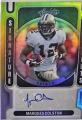 Marques Colston [Gold] #SS-MC Football Cards 2022 Panini Absolute Signature Standouts Prices