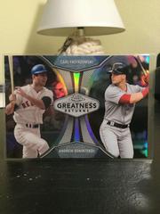 Andrew Benintendi, Carl Yastrzemski #GRE-1 Baseball Cards 2019 Topps Chrome Greatness Returns Prices