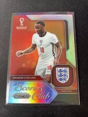 Raheem Sterling [Silver] Soccer Cards 2022 Panini Prizm World Cup Scorers Club Prices