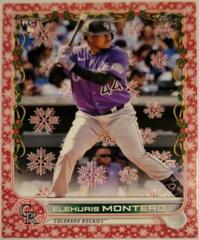 Elehuris Montero [Red] #HW19 Baseball Cards 2022 Topps Holiday Prices