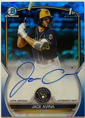 Jace Avina Baseball Cards 2023 Bowman Chrome Sapphire Autographs Prices