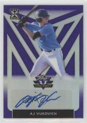 AJ Vukovich [Purple] #BA-AJV Baseball Cards 2020 Leaf Valiant Autographs Prices