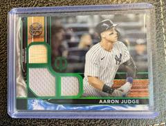 Aaron Judge [Green] #TTR-AJ Baseball Cards 2022 Topps Tribute Triple Relics Prices