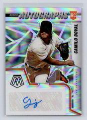 Camilo Doval [Holo] Baseball Cards 2022 Panini Mosaic Rookie Autographs Prices