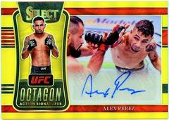 Alex Perez [Gold] Ufc Cards 2022 Panini Select UFC Octagon Action Signatures Prices