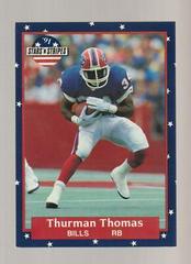 Thurman Thomas #5 Football Cards 1991 Fleer Stars and Stripes Prices