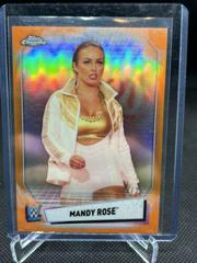 Mandy Rose [Orange Refractor] Wrestling Cards 2021 Topps Chrome WWE Prices