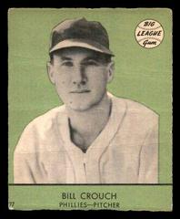 Bill Crouch [Green Background] #27 Baseball Cards 1941 Goudey Prices