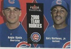Augie Ojeda, Gary Matthews Jr #U126 Baseball Cards 2000 Fleer Tradition Update Prices