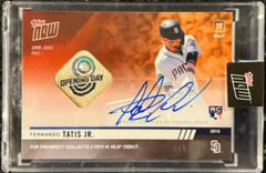 Fernando Tatis Jr. [Autograph Relic Purple] #16C Baseball Cards 2019 Topps Now Prices